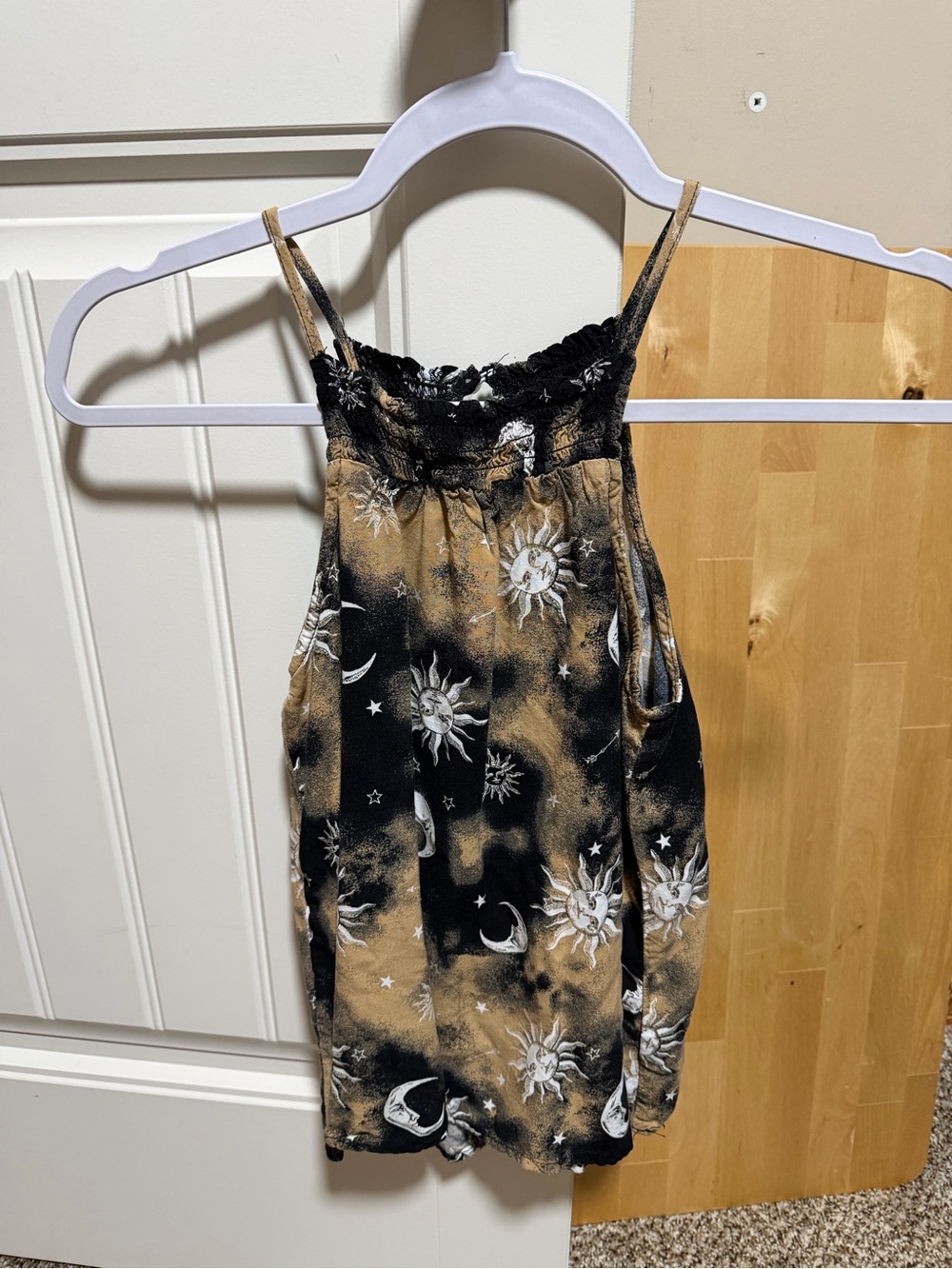 moon and sun halter tank top